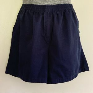 Basic Editions 1X Comfy Elastic Waist Side Pockets Shorts